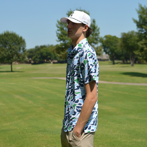 Coming soon-Clubhouse Camo Polo